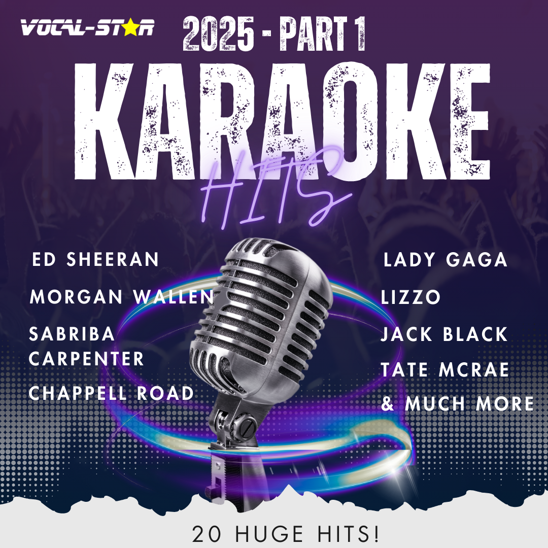 2025 Karaoke Hits - Part One Spring - 20 Huge Hits!
