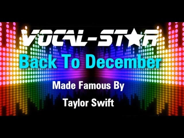 Back To December