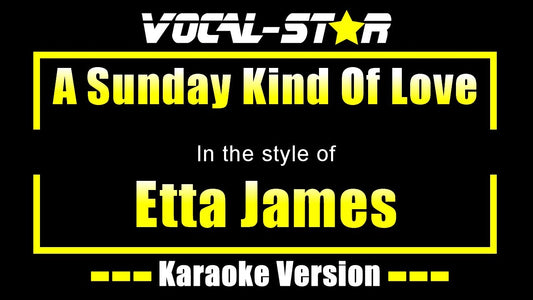 A Sunday Kind Of Love