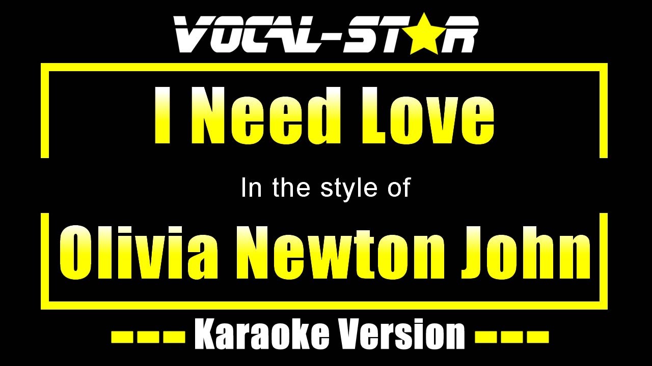 I Need Love