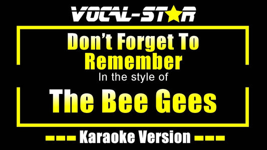 Don't Forget To Remember