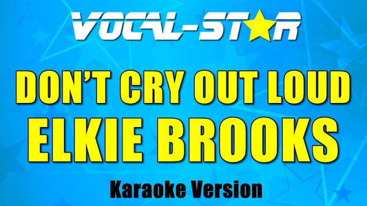 Don't Cry Out Loud