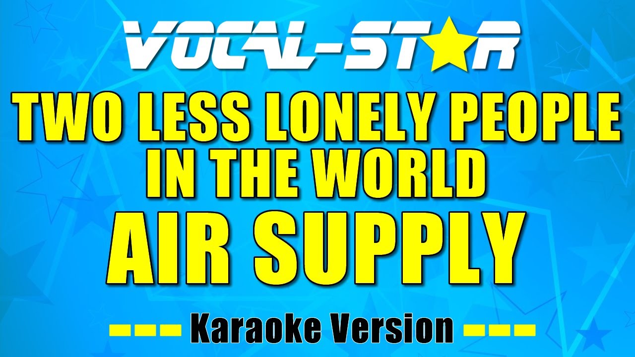 Two Less Lonely People In The World