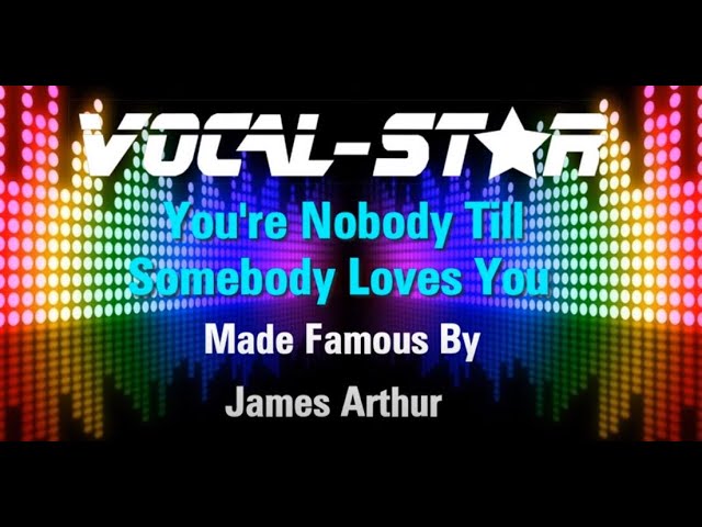 You're Nobody 'Til Somebody Loves You