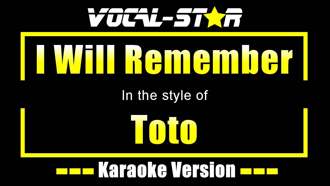 I Will Remember