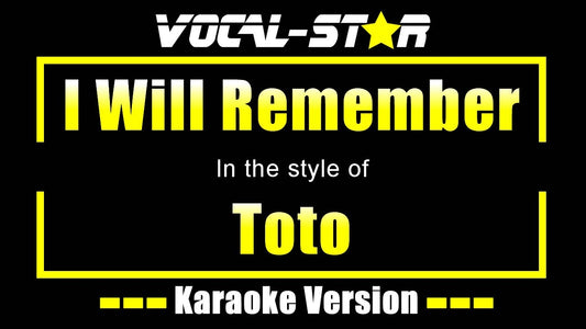 I Will Remember