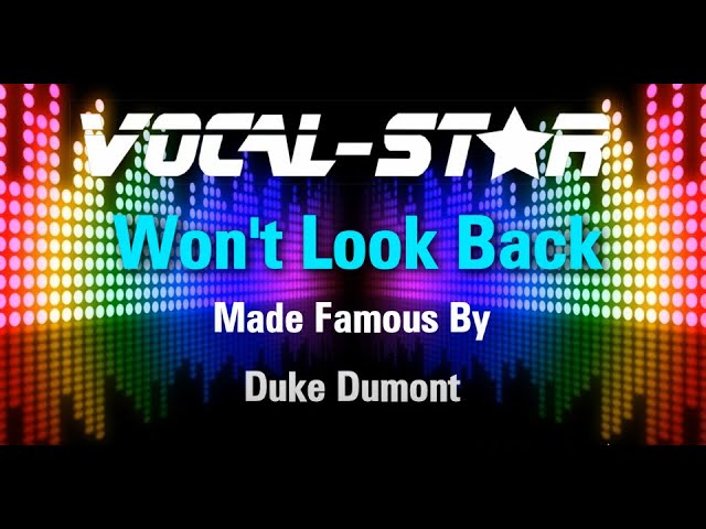Won't Look Back