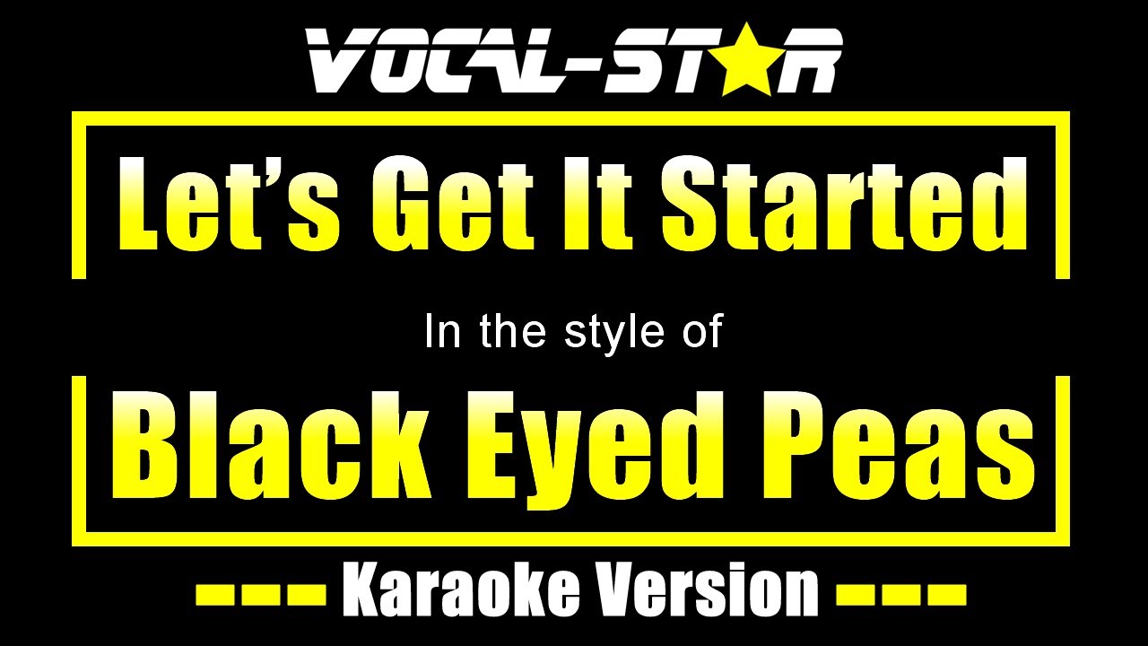 Let's Get It Started