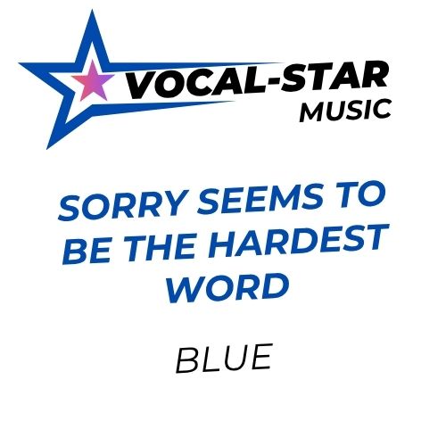 Sorry Seems to Be the Hardest Word