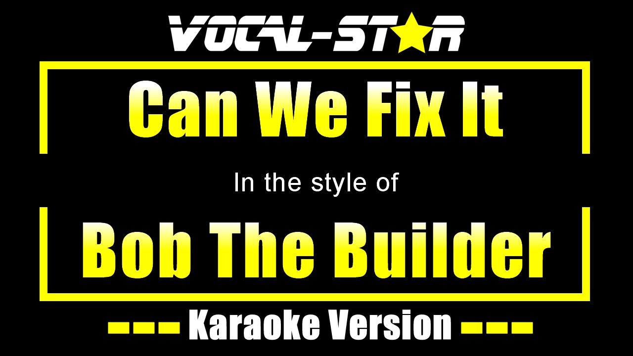 Can We Fix It