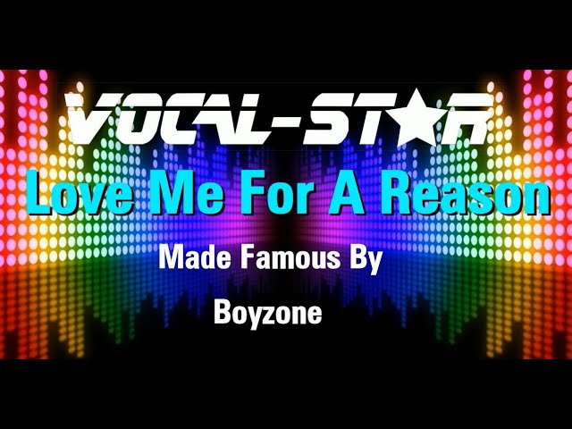 Love Me For A Reason