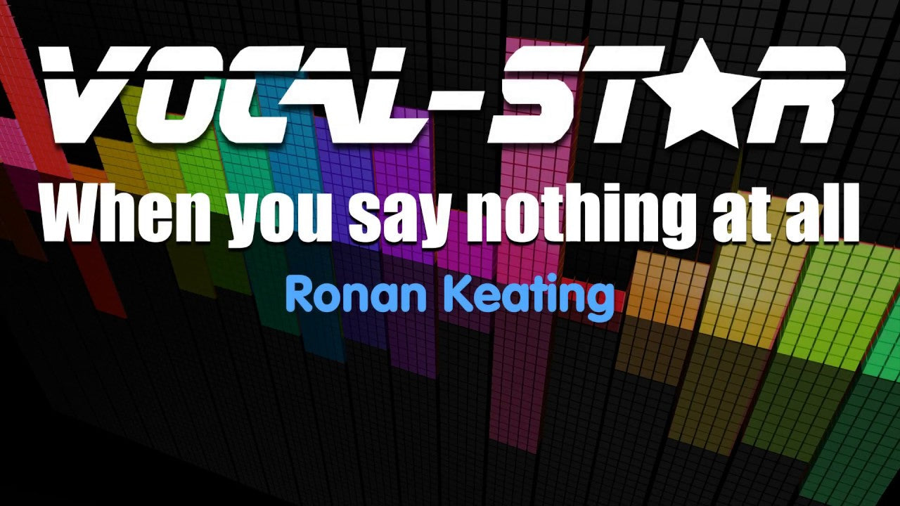 When You Say Nothing At All