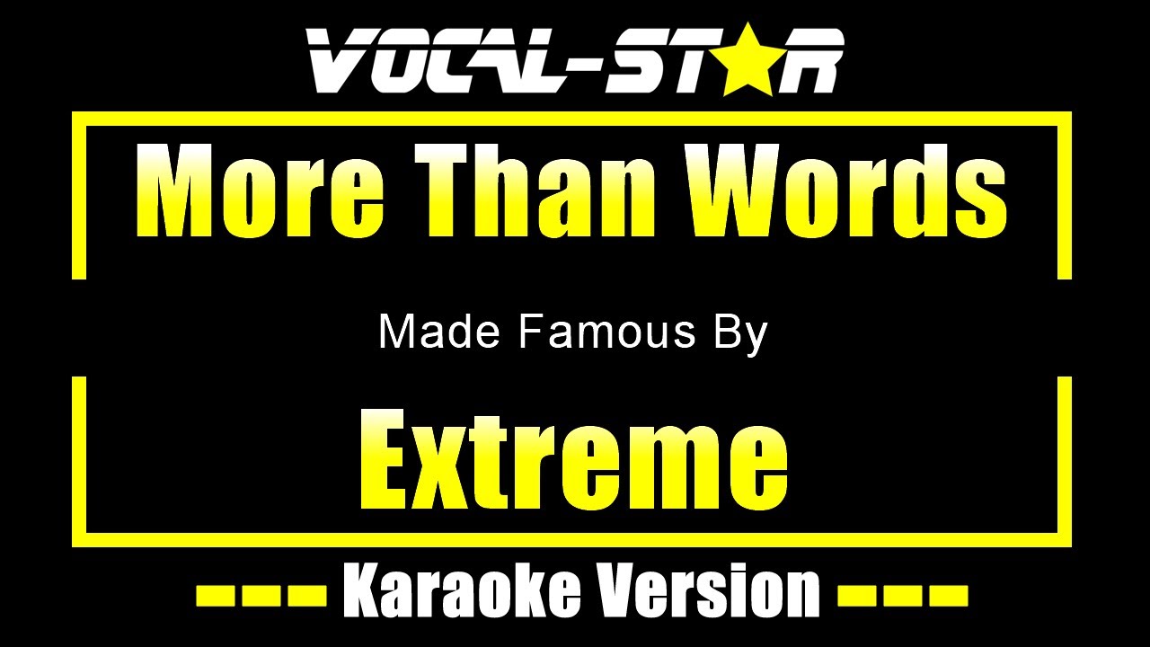 More Than Words