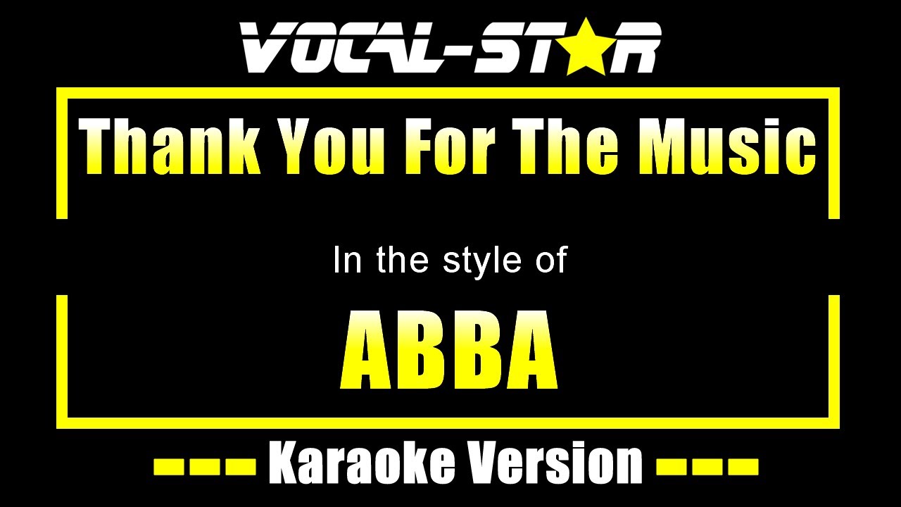 Thank You For The Music