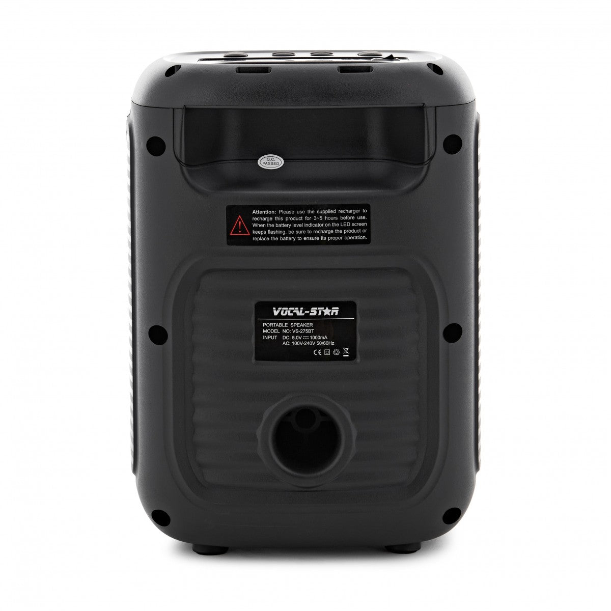 VS-275BT Portable Bluetooth Karaoke Machine with 2 Wireless Microphones