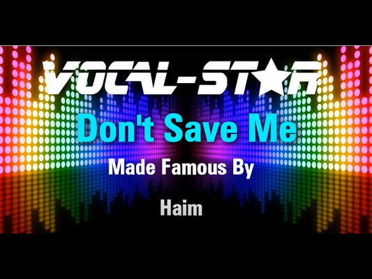 Don't Save Me