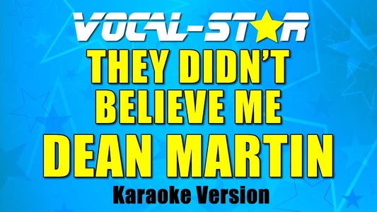 They Didn't Believe Me